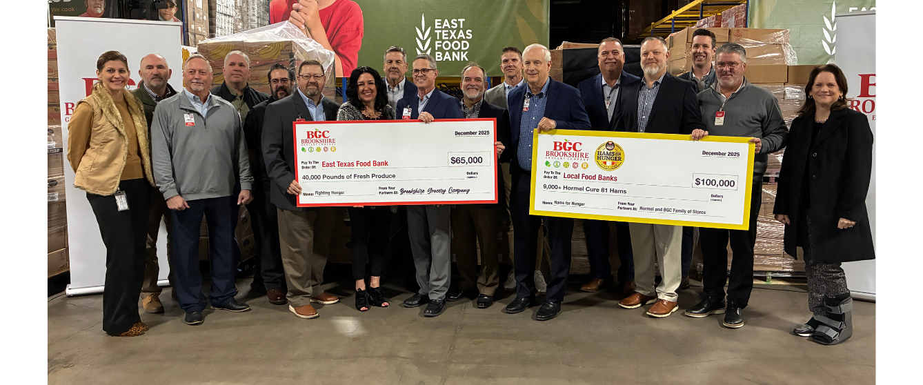 Brookshire Grocery Company and Hormel donate to ETFB