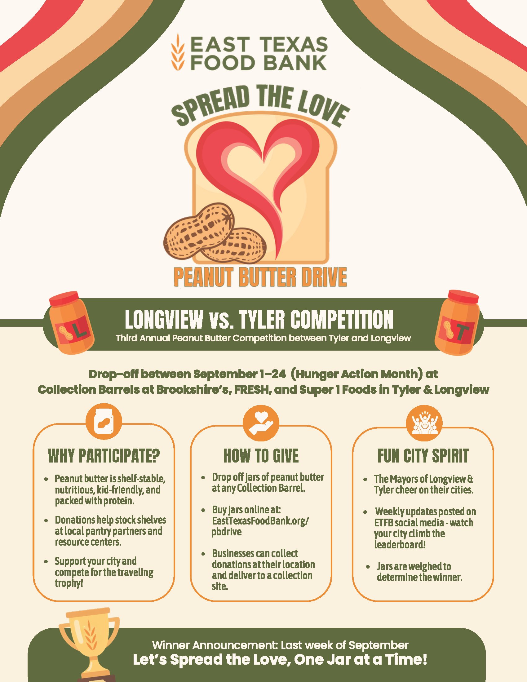 ETFB Spread the Love Peanut Butterl Information Flyer